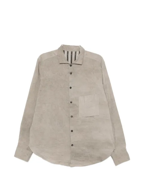 Ziggy Chen chest-pocket long-sleeve shirt