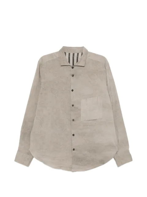 Ziggy Chen chest-pocket long-sleeve shirt