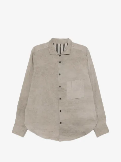 Ziggy Chen chest-pocket long-sleeve shirt
