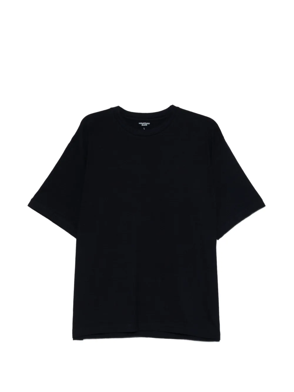 Momotaro yarn dyed T-shirt - Blu