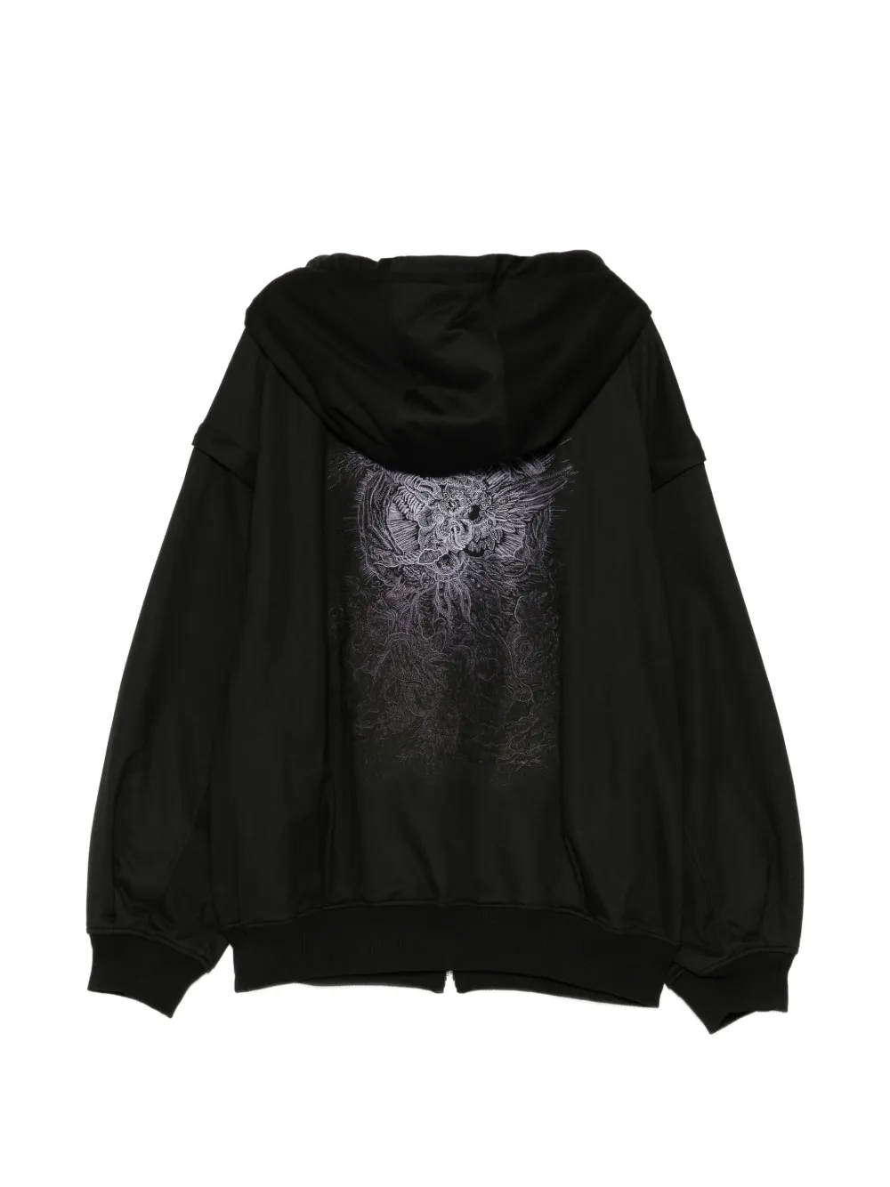 SONGZIO Hoodie met borduurwerk Zwart