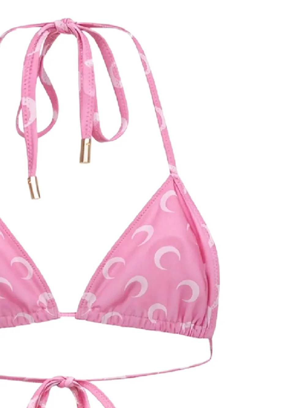 Marine Serre Jersey bikini Roze