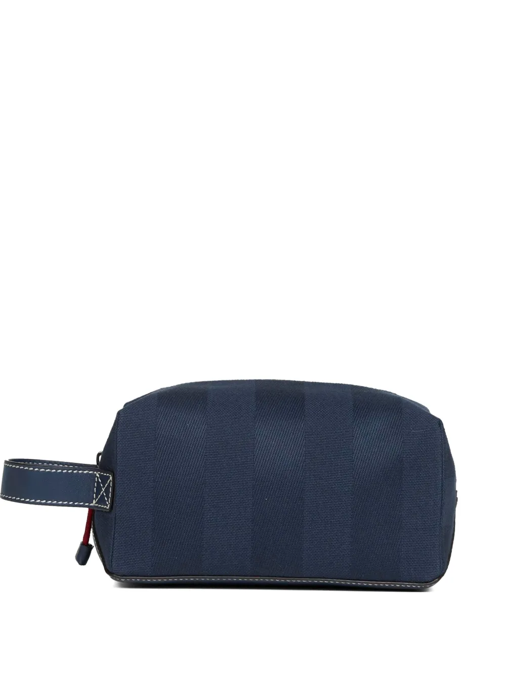 FENDI striped wash bag - Blau