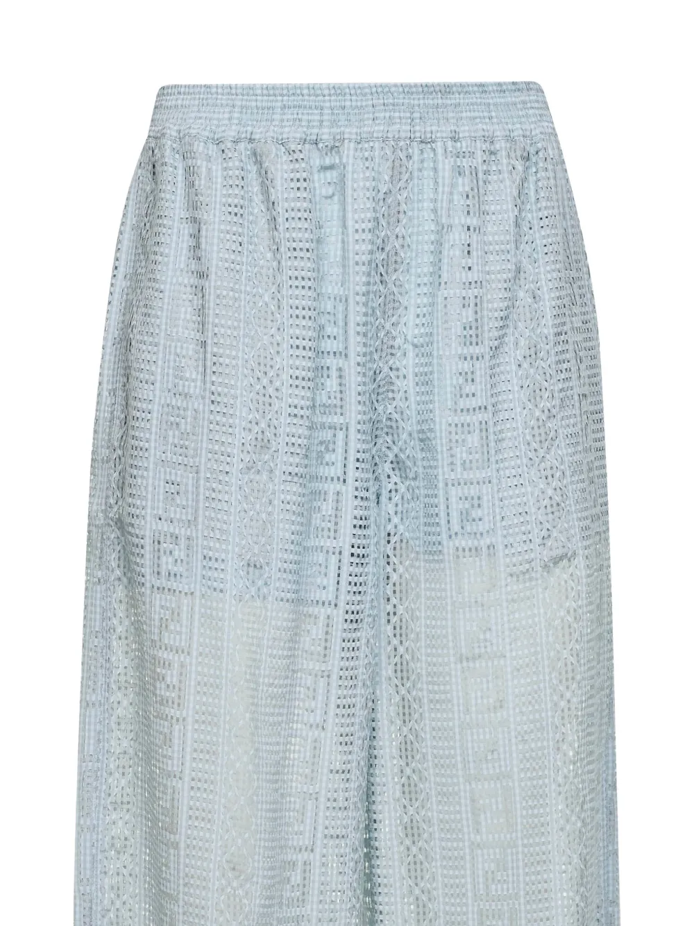 FENDI FF burnout broek Blauw