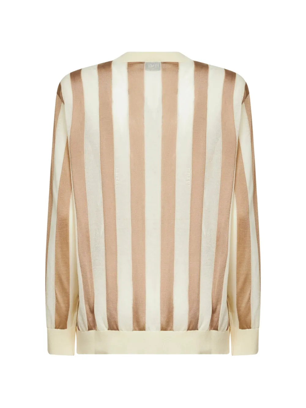 FENDI Gestreepte trui Beige