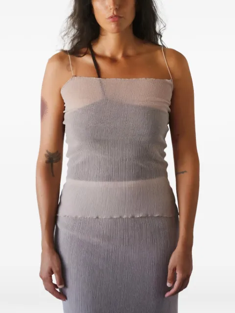 Baserange Sti crinkled-finish top