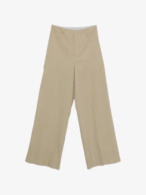 Alysi concealed-closure trousers