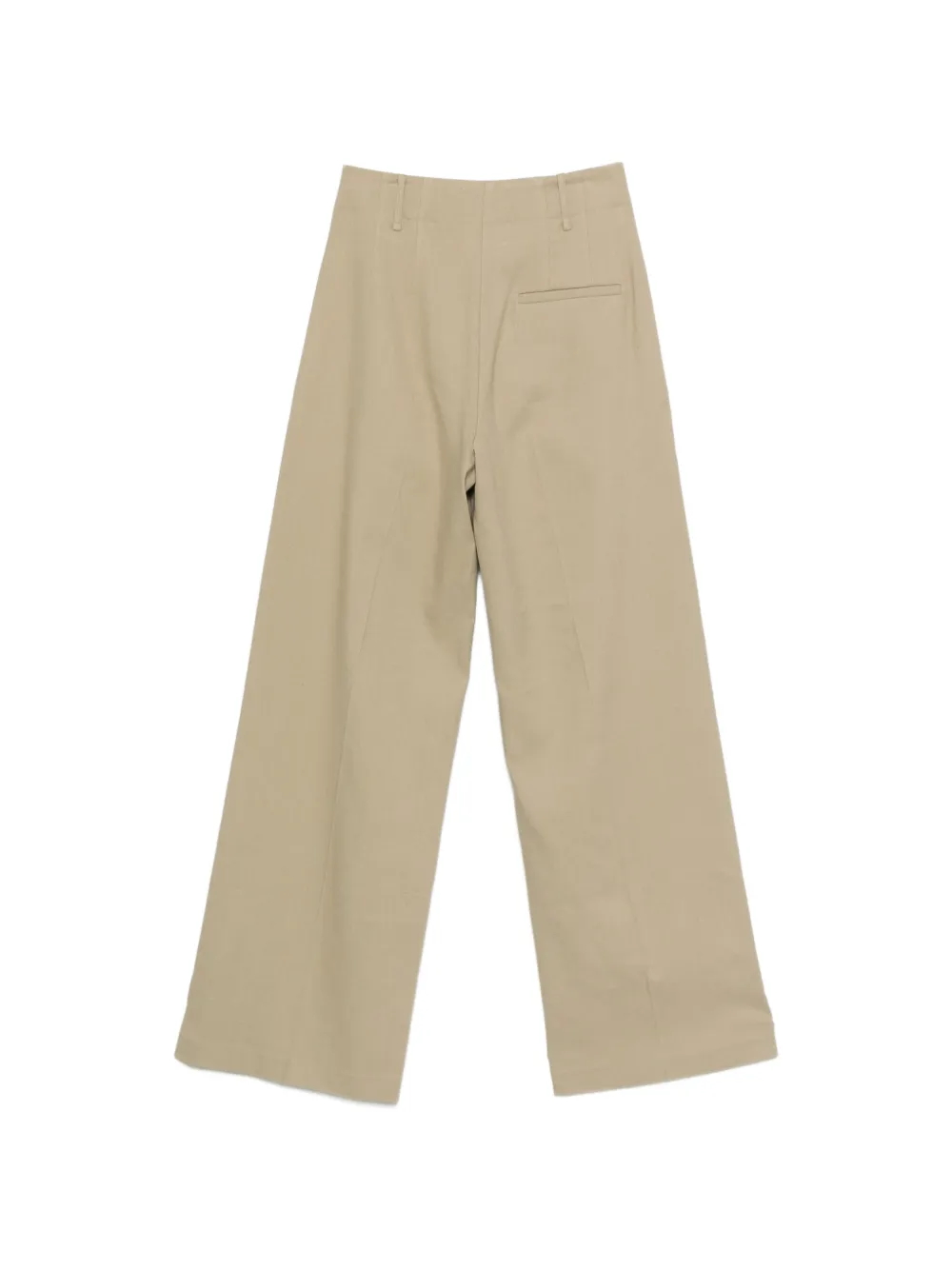 Alysi Broek met verborgen sluiting Beige