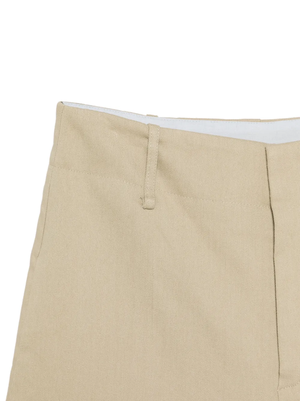 Alysi Broek met verborgen sluiting Beige