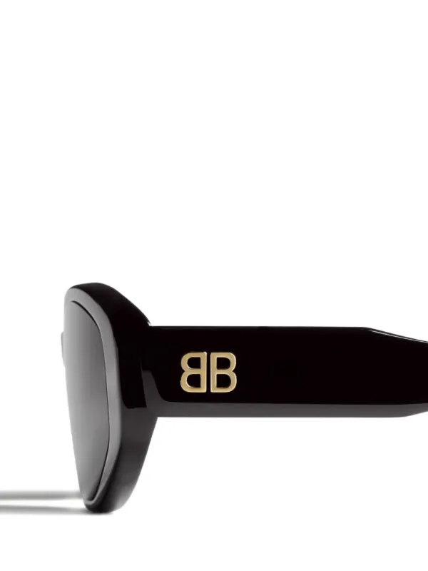 Balenciaga Eyewear Nova サングラス | ブラック | FARFETCH JP