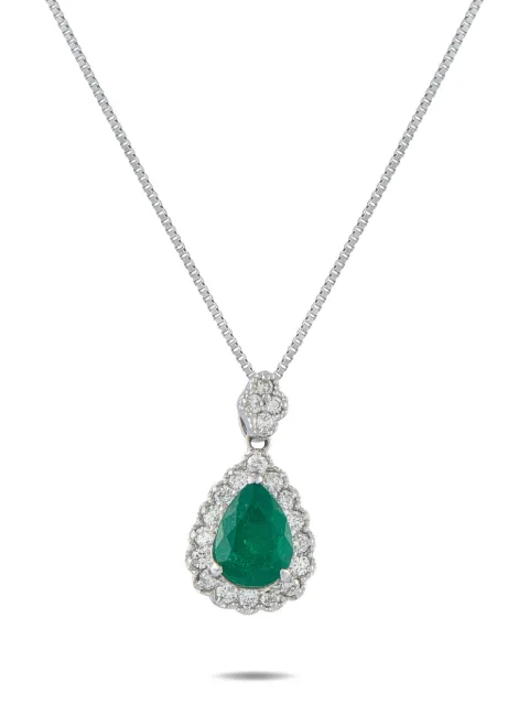 LB Exclusive collar con diamantes y esmeralda