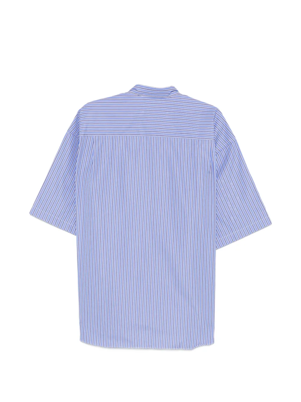 Comme des Garçons Homme Gestreepte overhemd Blauw