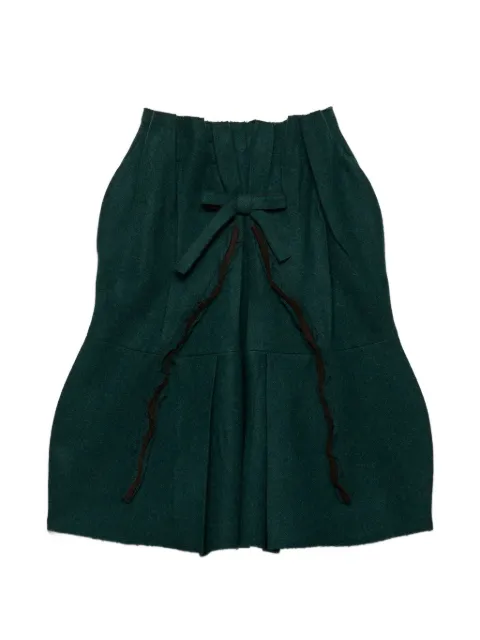 Prada Shetland wool midi skirt