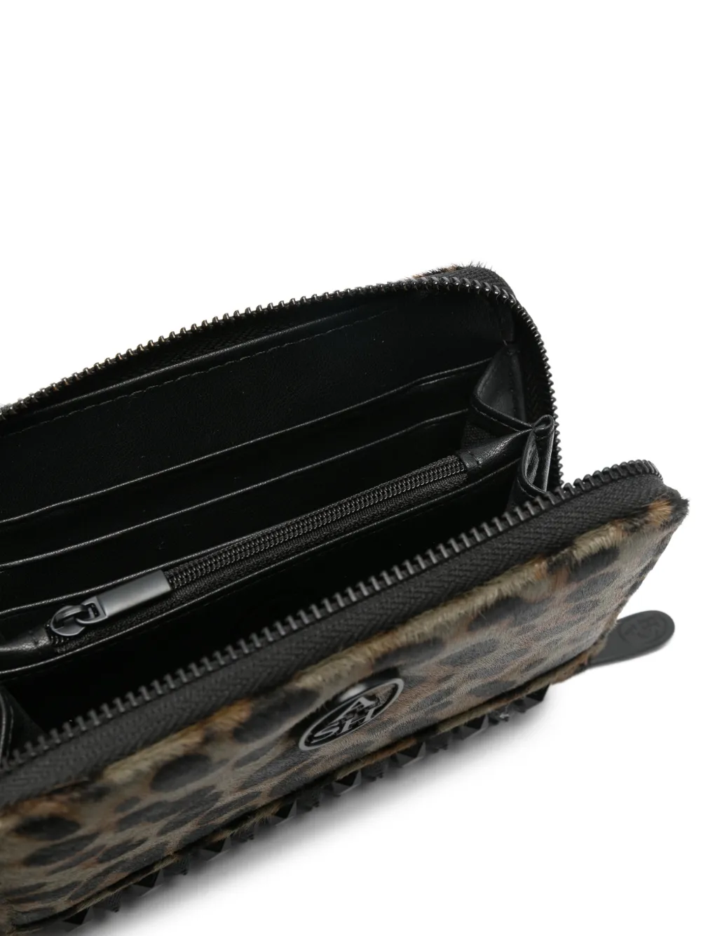  Ash Cartera Con Estampado De Leopardo - Neutro 