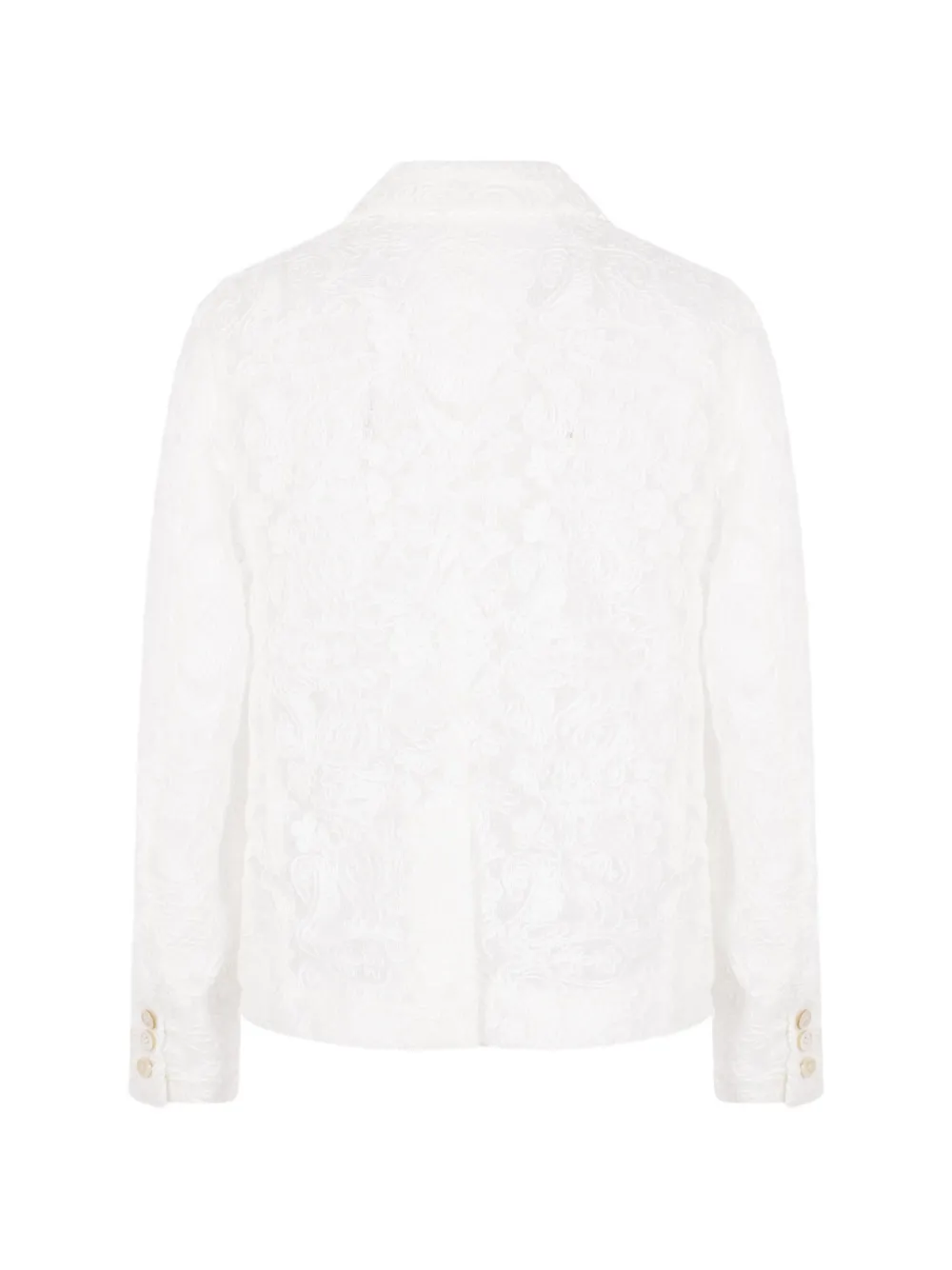 Comme Des Garçons Blazer met bloemenjacquard Beige