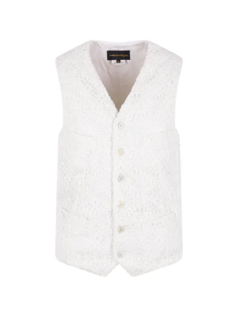 Comme Des Garçons crochet-knit waistcoat