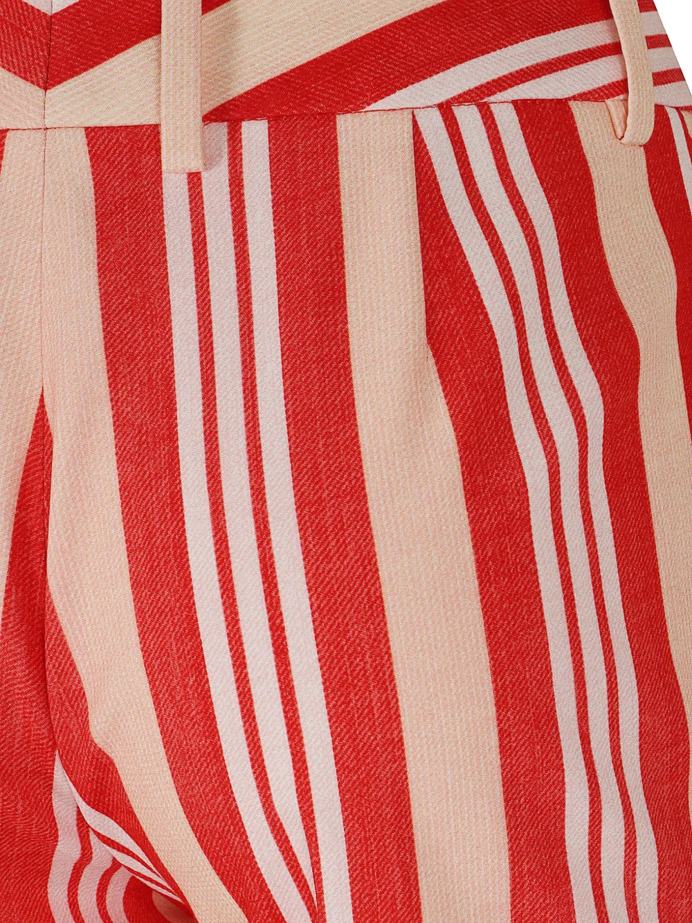 Ermanno Scervino Gestreepte pantalon Rood