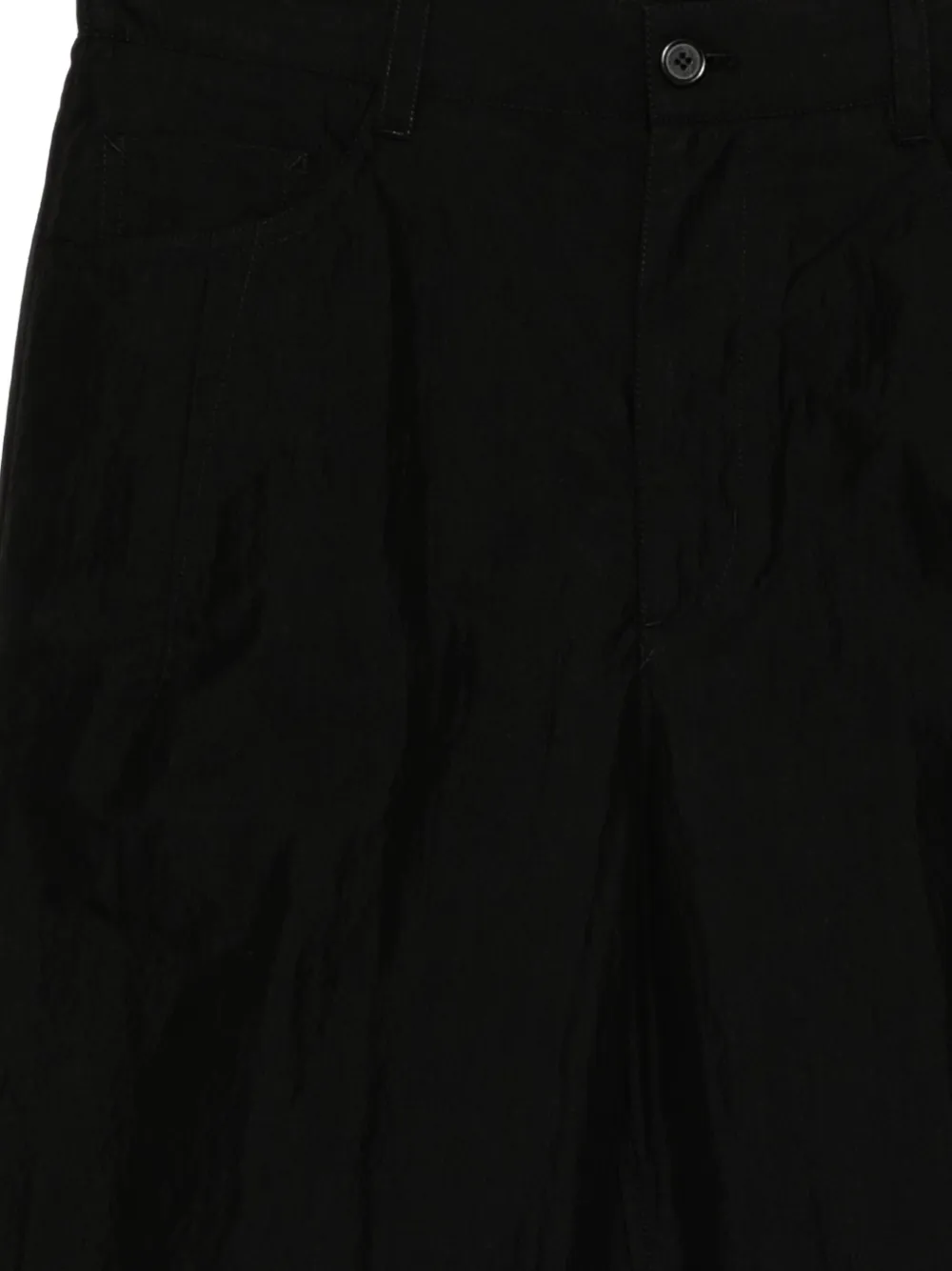 SONGZIO Broek met gekreukte afwerking Zwart