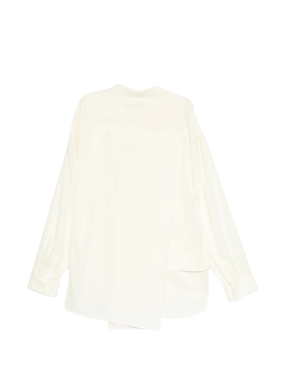 SONGZIO Gedrapeerde gelaagd overhemd Beige