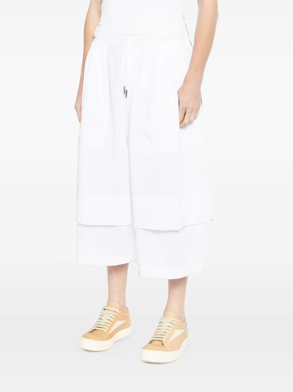 SONGZIO Gelaagde shorts Beige