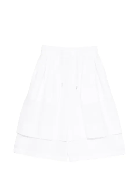 SONGZIO layered drawstring shorts