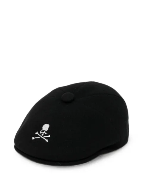 Mastermind Japan skull-embroidered flat cap