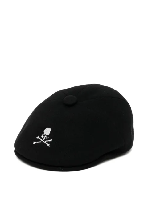 Mastermind Japan skull-embroidered flat cap