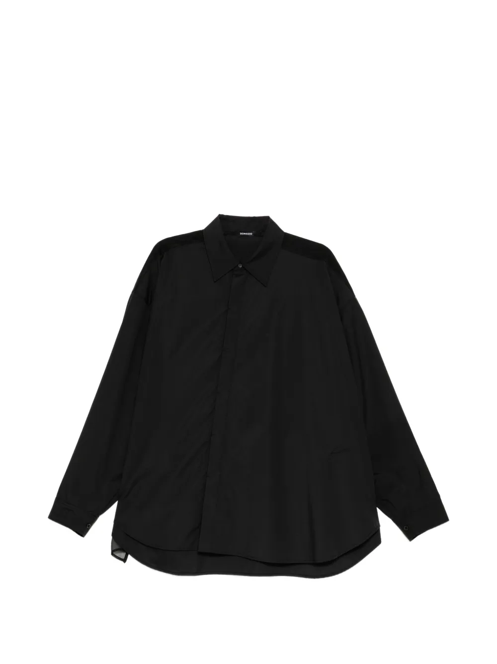 SONGZIO graphic-embroidered shirt - Nero