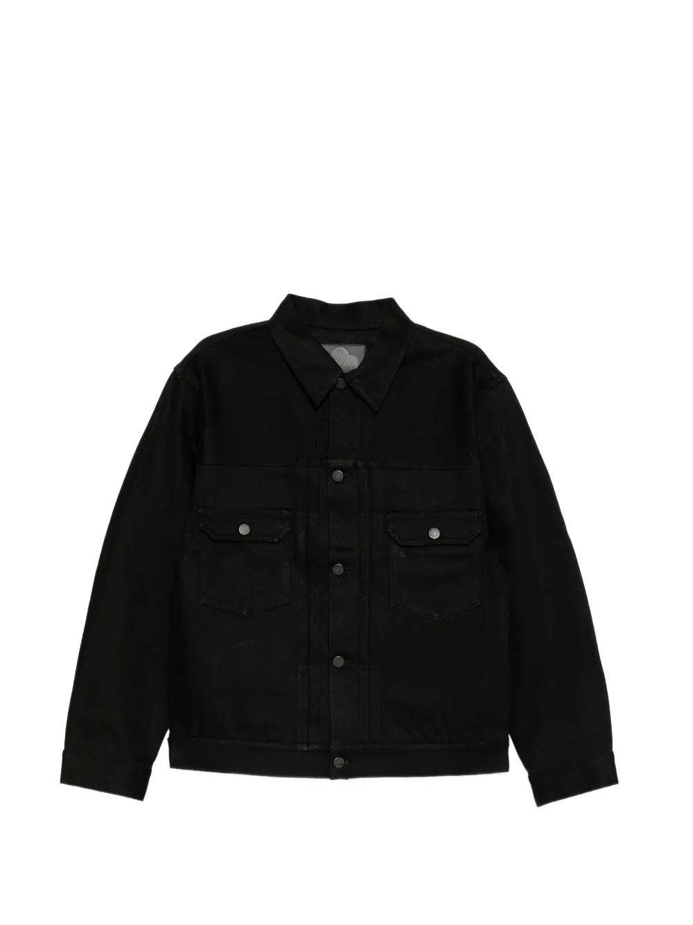 Momotaro chest pockets denim jacket - Nero