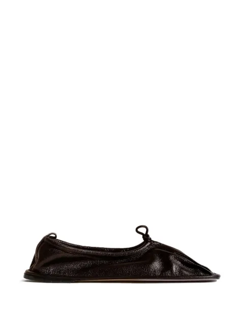 Hereu Puntera pleated ballet flats