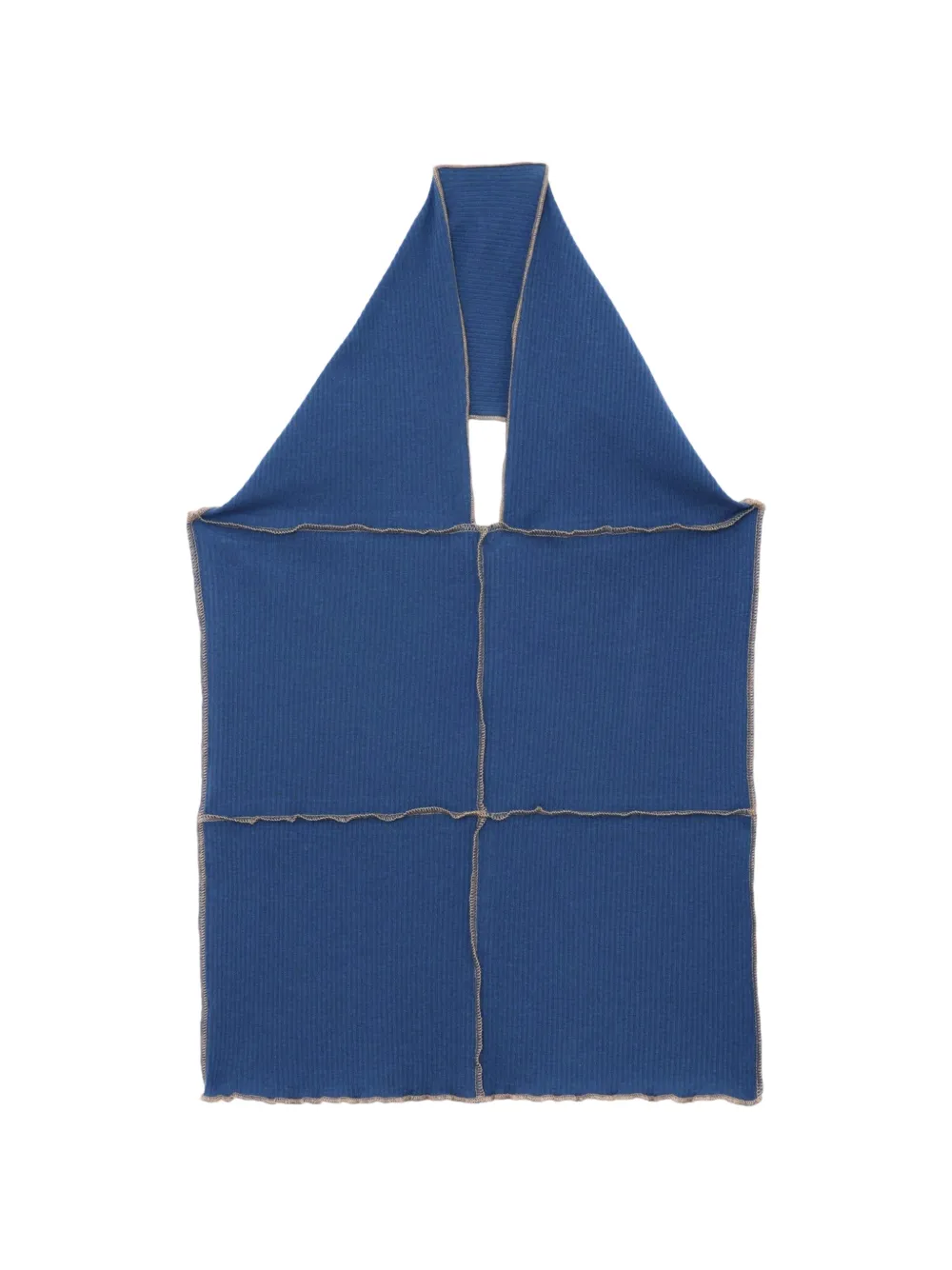 Baserange Cinder ribbed halter top - Blu