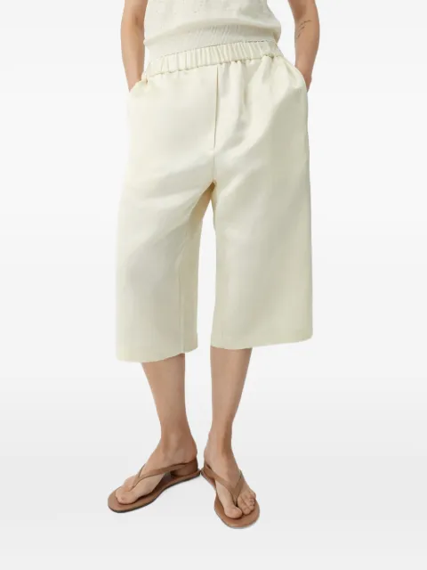 Cordera pantalones capri de satén