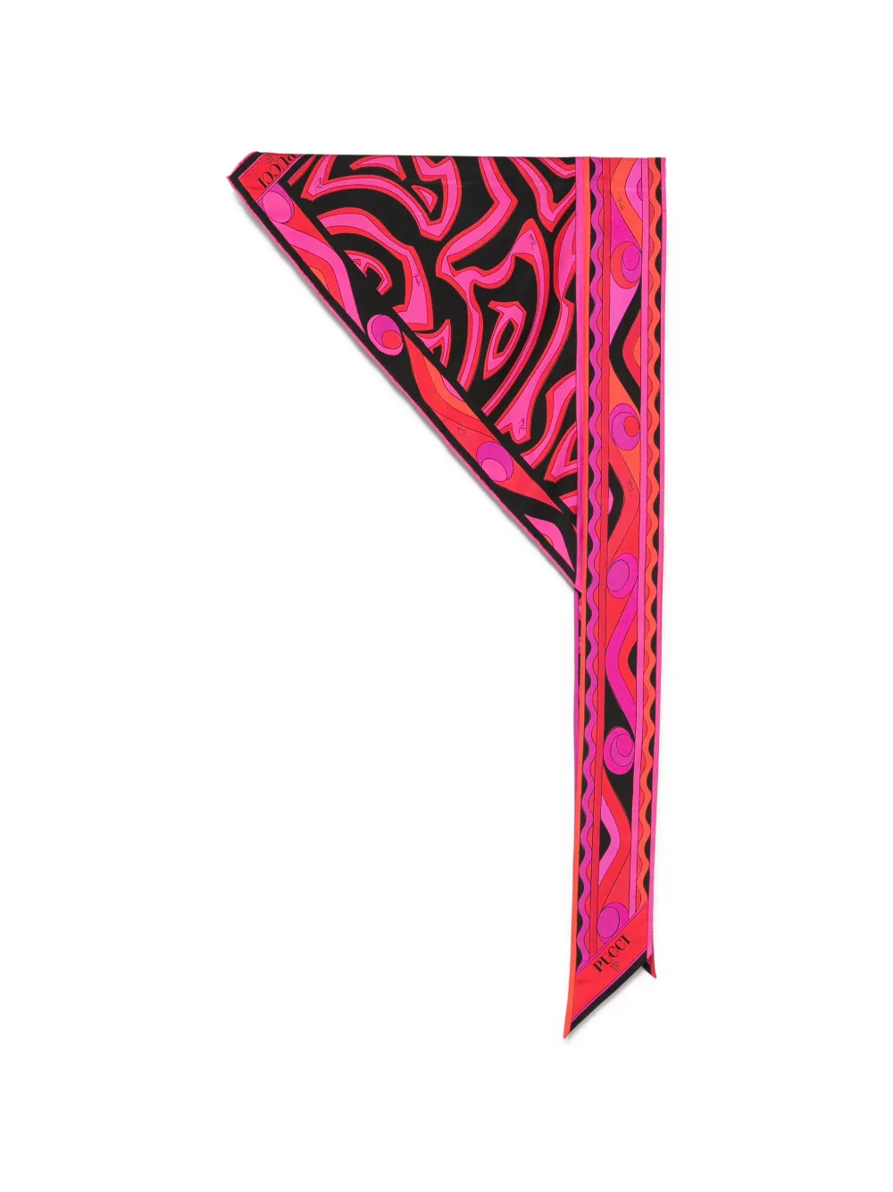 PUCCI Iride-print silk scarf - Rosa