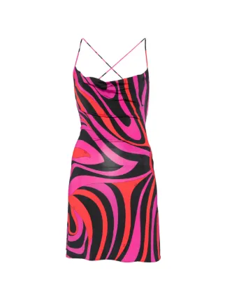 pucci bodycon dress Marmo-print Short | Pink Blush Pink Long Lace cottage dress with a slight compression Color:Golden Palm