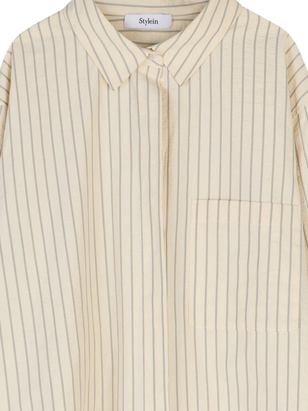  Stylein Camisa Oversize Jansell A Rayas - Neutro 