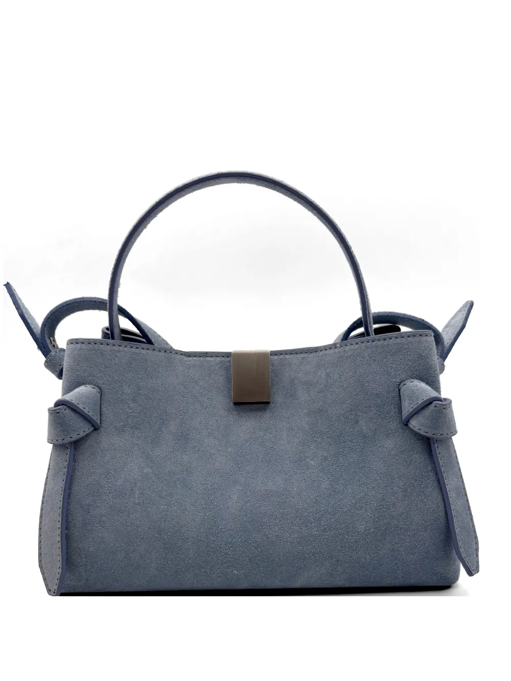 Yuzefi Gyoza knot-detail shoulder bag - Blue