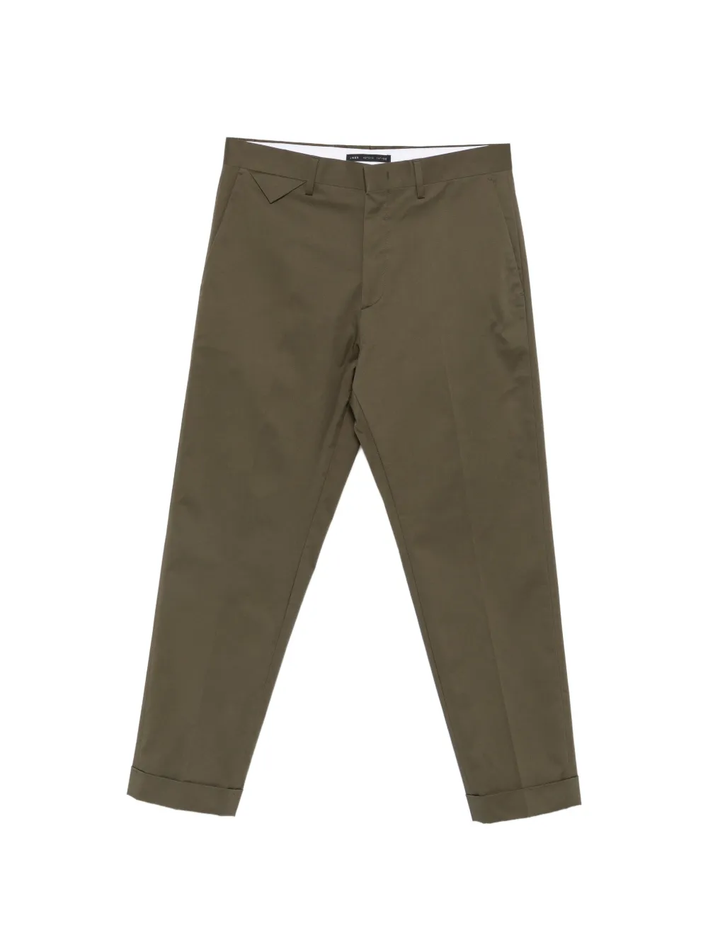 Low Brand Cooper T1.7 turn-up cuff trousers - Grün