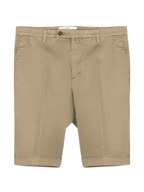 Briglia 1949 pressed-crease turn-up shorts