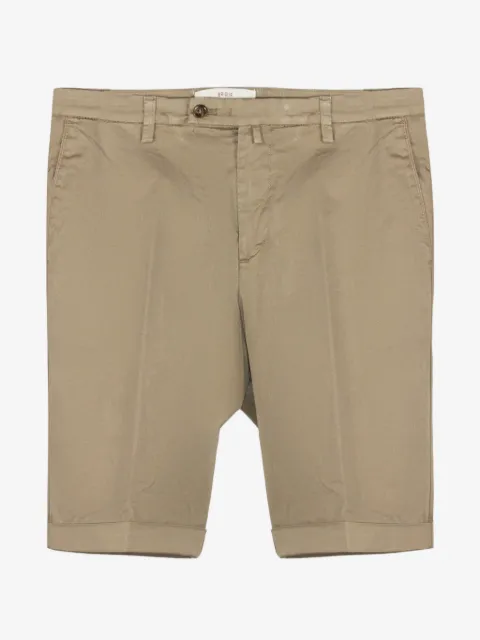 Briglia 1949 pressed-crease turn-up shorts