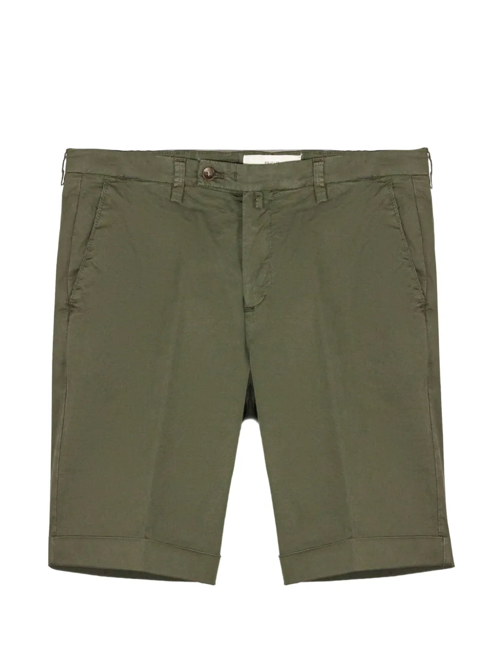 Briglia 1949 pressed-crease turn-up shorts - Grün