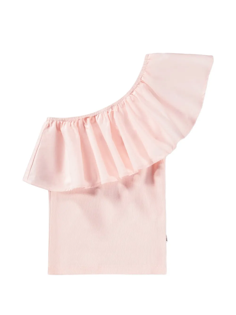 Molo ruffled one-shoulder top - Rosa