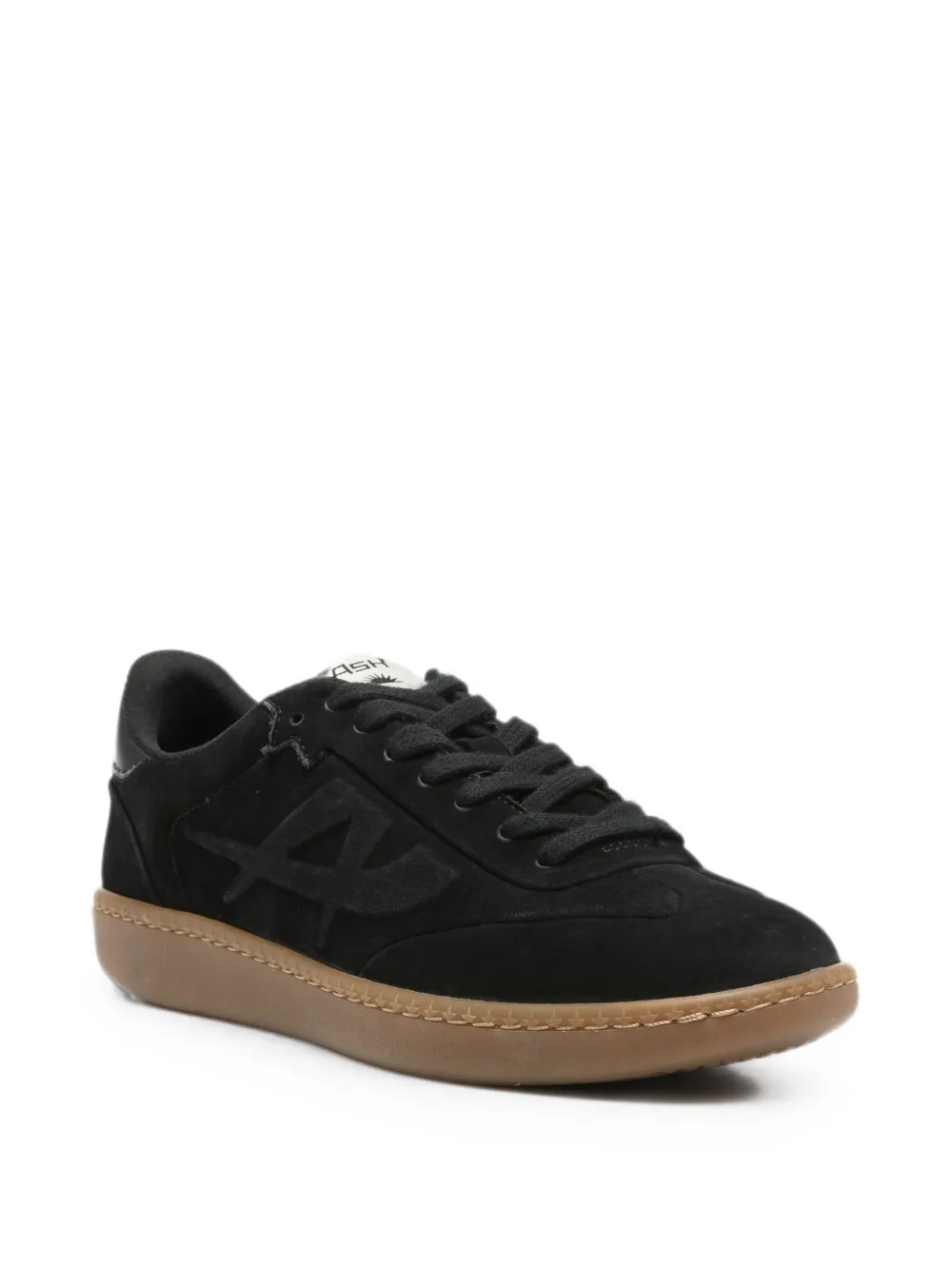 Ash Siena logo-patch sneakers Zwart