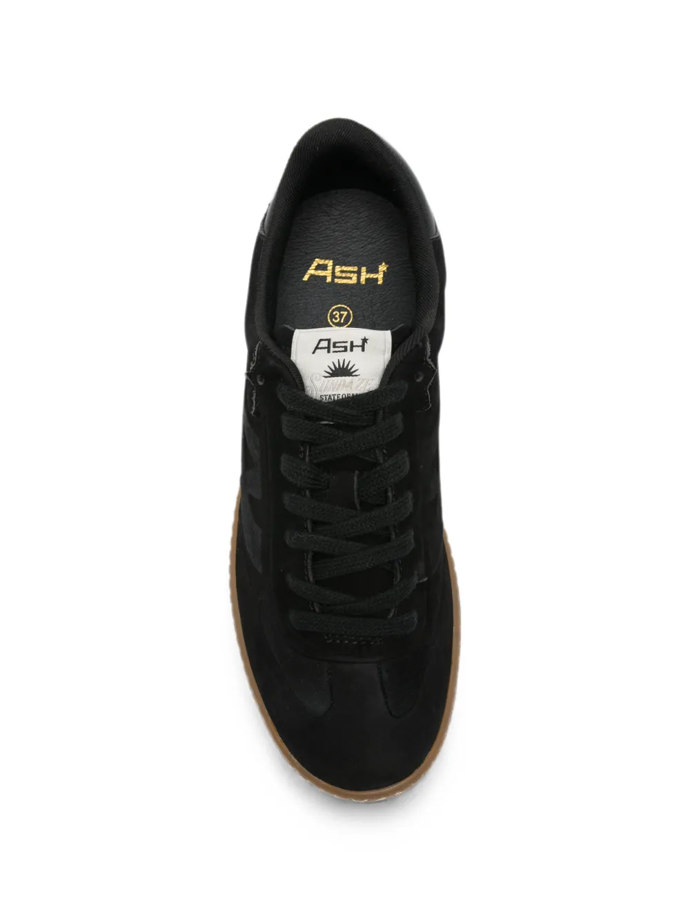 Ash Siena logo-patch sneakers Zwart