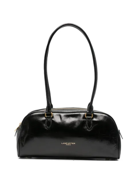 Lancaster Retro Bow crinkled-leather tote bag