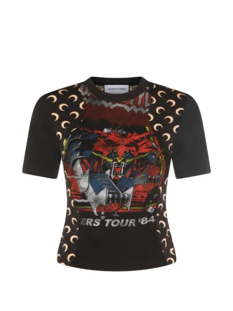 Marine Serre graphic-print T-shirt