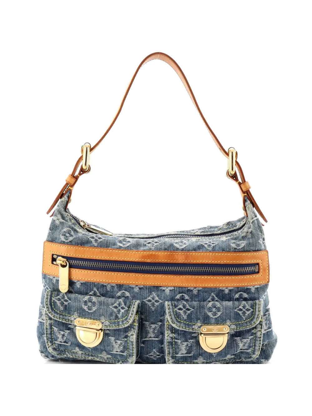 Louis Vuitton Pre-Owned Baggy Handbag Denim PM hobo bag - Blau