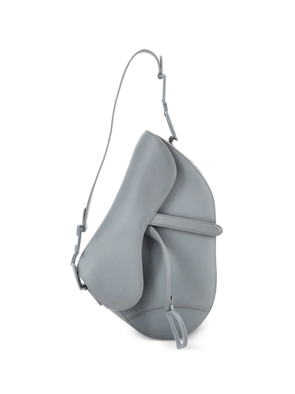 Christian Dior Pre-Owned Ultra Matte Saddle Handbag Leather Medium shoulder bag - Grau