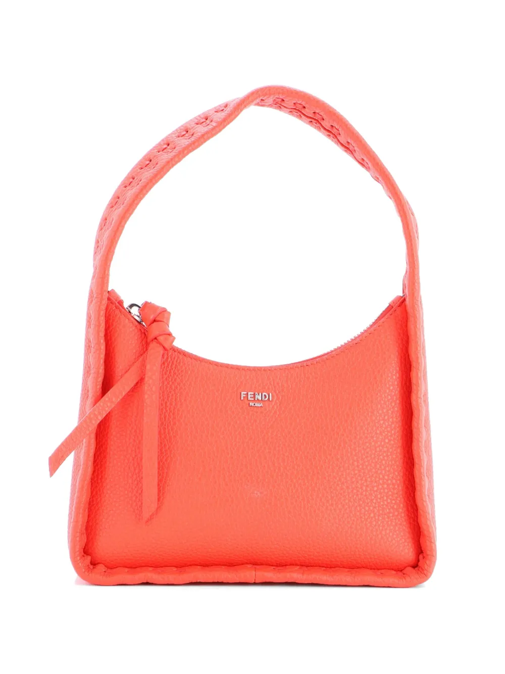 Fendi Pre-Owned Fendessence Selleria Leather Mini hobo bag - Rosso