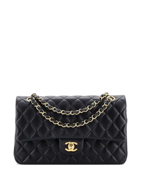 CHANEL Pre-Owned Classic Double Flap Bag Quilted Lambskin Medium shoulder bag