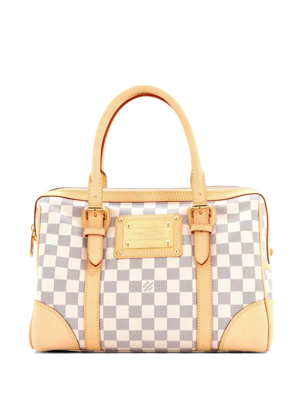 Louis Vuitton Pre-Owned Berkeley Handbag Damier shoulder bag - Nude